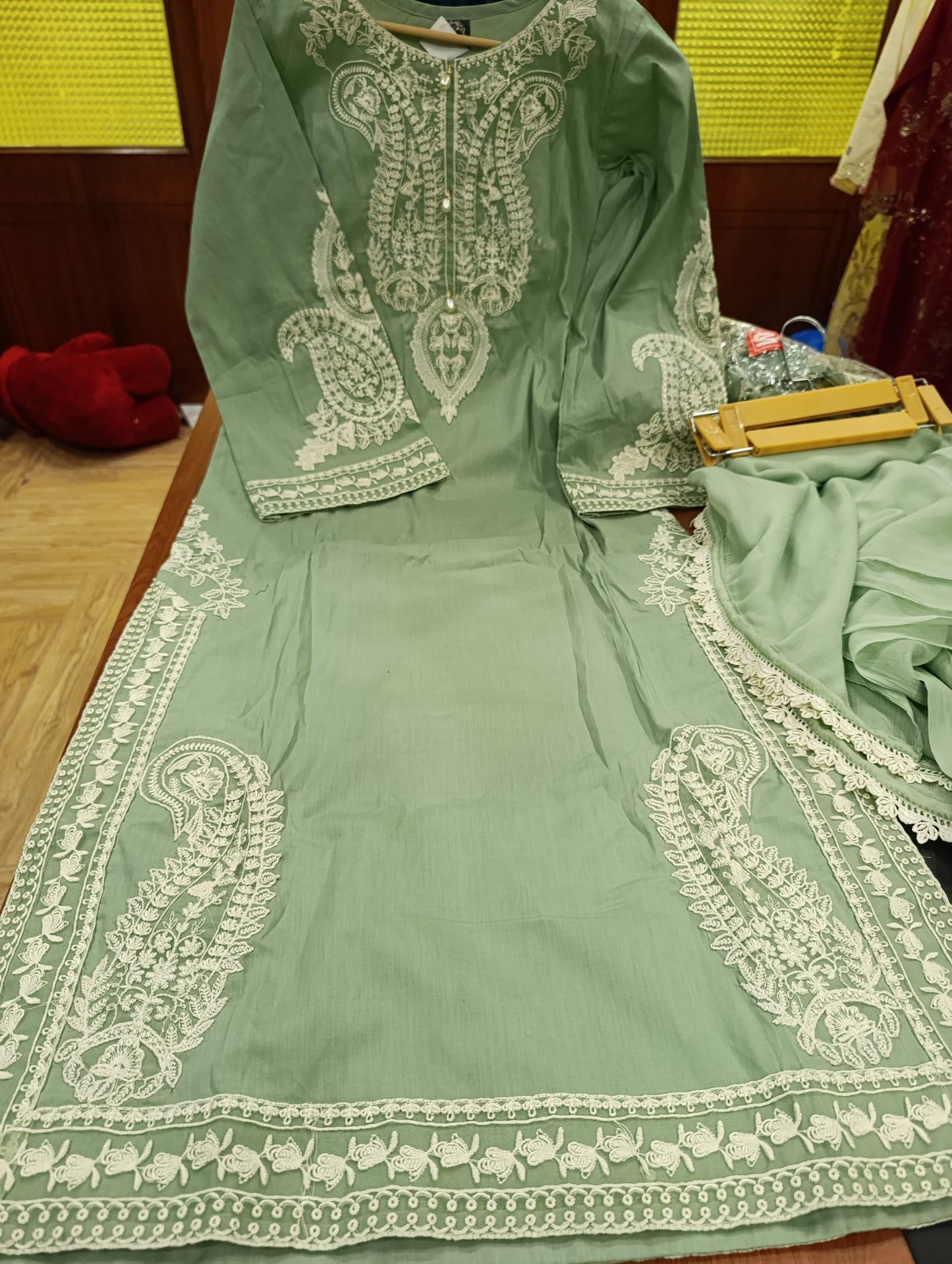 3pc curly pista Cotton lawn
