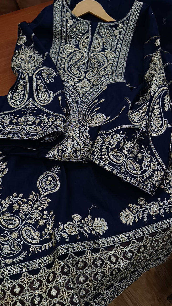 3pc Blue kaftan Ethnic