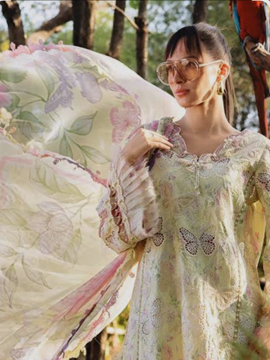 3pc yellow butterfly sale