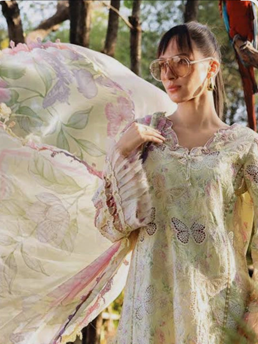 3pc yellow butterfly sale